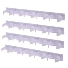 Load image into Gallery viewer, 4 Pcs Kitchen Storage Rack Wall Mount Ingredient Spice Bottle Rack Plastic Clip Rack Cabinet Door Hooks Jars Spice Holder Tools
