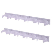 Load image into Gallery viewer, 4 Pcs Kitchen Storage Rack Wall Mount Ingredient Spice Bottle Rack Plastic Clip Rack Cabinet Door Hooks Jars Spice Holder Tools
