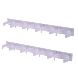 4 Pcs Kitchen Storage Rack Wall Mount Ingredient Spice Bottle Rack Plastic Clip Rack Cabinet Door Hooks Jars Spice Holder Tools