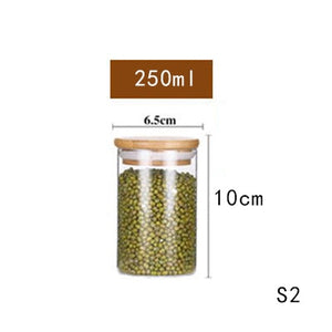 Mason Candy Jar For Spices Glass Transparent Container Glass Jars With Lids Cookie Jar Kitchen Jars And Lids Small Size Wholesal